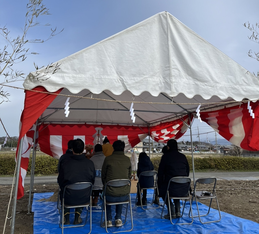 米原市にて地鎮祭を執り行いました。-スタッフブログ