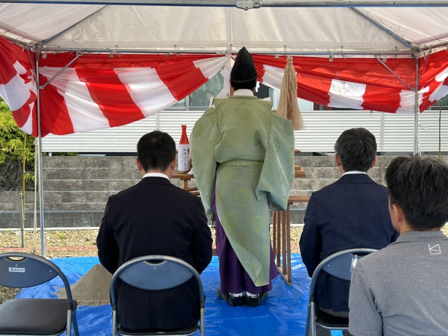 彦根市にて地鎮祭を執り行いました。-スタッフブログ